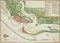 Carte du port de Pernambouc d'après Johannes Vingboons&nbsp;(en) vers 1665