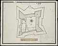 Plan du fort en 1790.