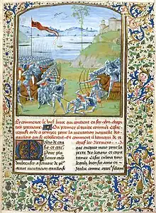 Les Commentaires de Cesar (1473-1476), f.189 - BL Royal MS 16 G VIII.