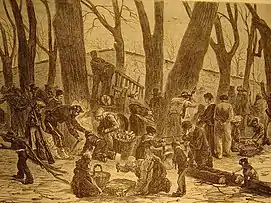 Abattages des arbres sur la voie publique pendant le siège de Paris (1870, no&nbsp;52)