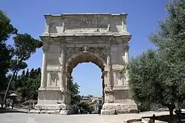 Arc de Titus, Ier siècle, Rome.