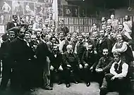 L'atelier de William Bouguereau vers 1890.