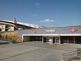 Image illustrative de l’article Estadio Metropolitano (métro de Madrid)