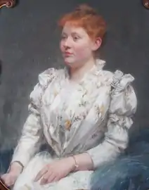Portrait d'Eugénie Zeyen, 1892 (Pastel ; 75&nbsp;×&nbsp;59&nbsp;cm), Collection Mme Clermont (1927)