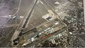 Vue aérienne de l'aéroport international  de Saltillo