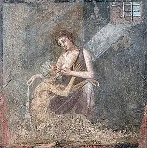 Fresque provenant de Pompéi Ier&nbsp;siècle&nbsp;av. J.-C.