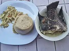 Ugali et tilapia