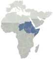 Afrique tropicale du nord-est.