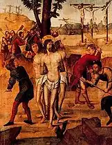 Anonyme di Toledo, Martirio dei diecimila, XVIe&nbsp;siècle, Musée du Prado, Madrid.