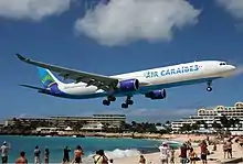 A330 à Saint Martin