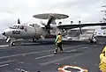 E-2 Hawkeye du VAW-123 sur USS&nbsp;Theodore Roosevelt&nbsp;(CVN-71)