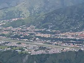 Vue de l'aéroport Alberto-Carnevalli