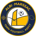 Logo de l'Albi Marssac Tarn Football ASPTT depuis 2021.