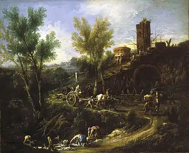 Gitans et des lavandières1705-1710musée d'art d'Indianapolis