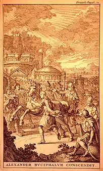 Alexandre apprivoisant Bucéphale.