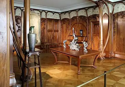 Boiseries de la salle à manger de la propriété Bénard (1900-1901), Paris, musée d'Orsay.