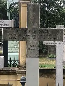 Croix funéraire du général de cavalerie Alfred Bonaventura von Rauch (2019)