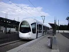 Tramway  à Décines Grand Large