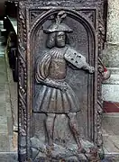 L'extrémité d'un banc