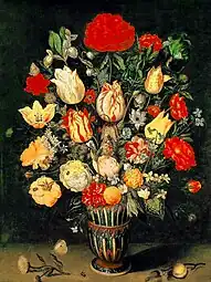 Nature morte aux fleurs, première moitié du XVIIe siècle, Alte Pinakothek, Munich