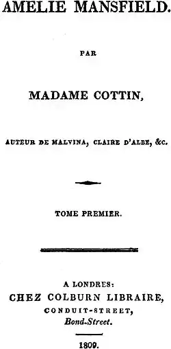 Image illustrative de l’article Amélie Mansfield