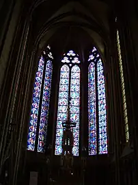 Verrières de la chapelle axiale.