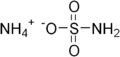 Image illustrative de l’article Sulfamate d'ammonium