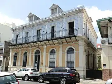 Ancien hôtel de ville de Pointe-à-Pitre de 1885 à 1973.