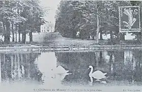 Parc du château d'en bas vers 1910