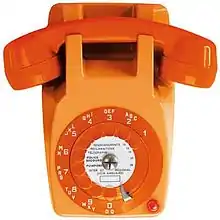Téléphone des années 1960-1970.