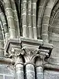 Chapiteaux du 2e&nbsp;ordre au sud du 2e doubleau.