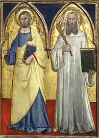 Andrea di Bonaiuto, Saint Pierre et saint Benoît (XIVe siècle).