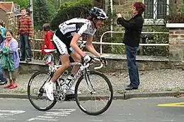 Liège-Bastogne-Liège : Andy Schleck dans la Côte de la Roche-aux-faucons