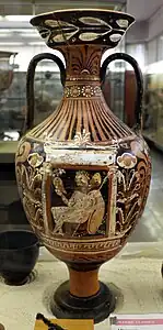 Amphore du IVe&nbsp;siècle&nbsp;av. J.-C. - tombe 1 Altamura (Via Reno).