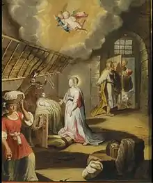 La Nativité, 1744, d'après Barocci.