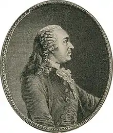 portrait d'Anne Robert Jacques Turgot réalisé par Charles Dupin le jeune au XVIIIe siècle