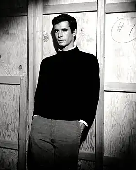 Norman Bates interprété par Anthony Perkins