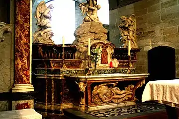 Villeneuve-lès-Avignon, collégiale Notre-Dame, maître autel