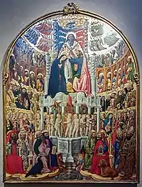 Couronnement de la Vierge, 1444 d'Antonio Vivarini et Giovanni d'Alemagna