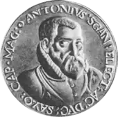 Antonius Scandellus gravé sur une médaille