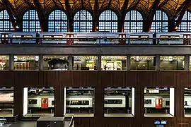 Aperçu latéral des niveaux.