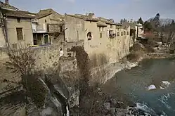 Depuis le pont sur la Drôme.