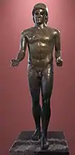 Apollon de Piombino. Vers 125-100. Bronze, H. 1,16&nbsp;m. Louvre