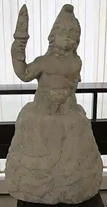 Statue de la naissance de Mithra. IIe - début IIIe&nbsp;siècle. Apulum (Dacie), Musée national d'histoire de Roumanie.