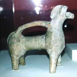 Aquamanile en céramique (ca. XIIe – XIVe&nbsp;siècle)