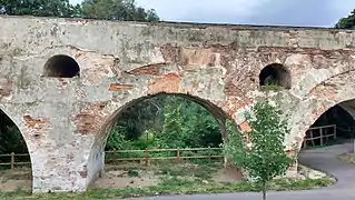 Aqueduc des Arcades (XIVe&nbsp;siècle), Perpignan.