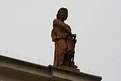 Sculpture allégorique de l'artisanat.