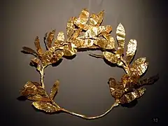 Couronne d'or.