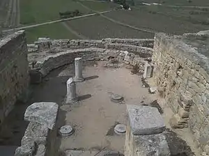 Zone archéologique.