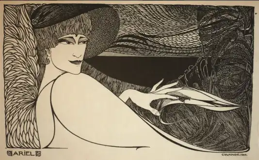 Ariel, dessin pour Akademos (1909)